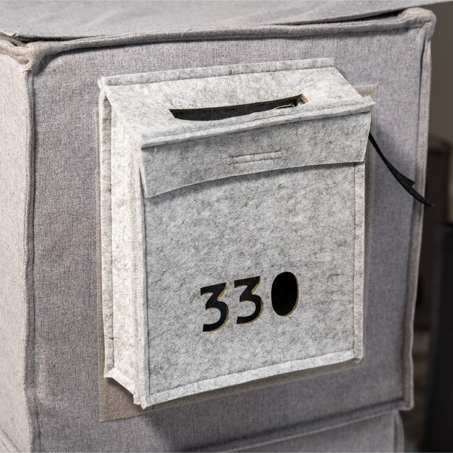 Mailbox Accessory, Light Grey