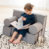 Mini Chair, Heather Grey - Kids Seating - 2 - thumbnail