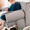 Mini Chair, Heather Grey - Kids Seating - 5 - thumbnail
