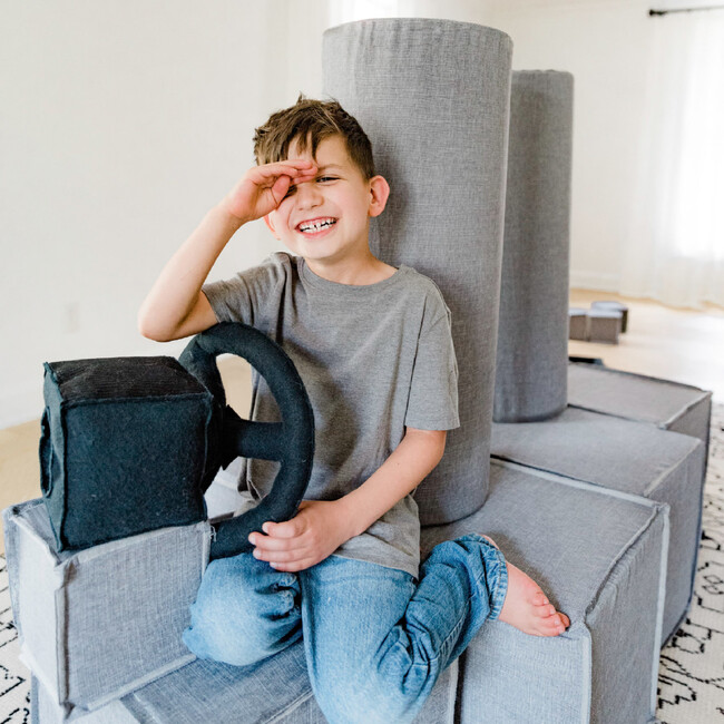 Play Sofa, Heather Grey - Kids Seating - 7