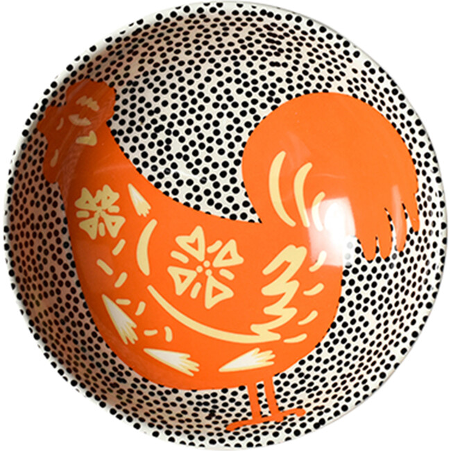 Chinese Zodiac Bowl Accent Bowl, Rooster