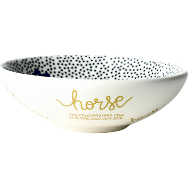 Chinese Zodiac Bowl Accent Bowl, Horse - Accents - 2