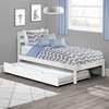 Twin Bed with Trundle, White - Beds - 3