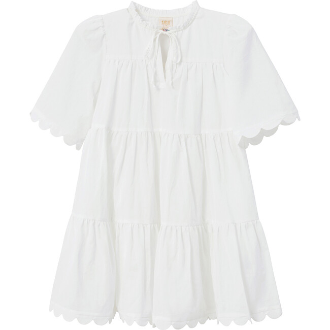 Lucilla Cotton Dress, Ivory