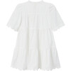 Lucilla Cotton Dress, Ivory - Dresses - 2