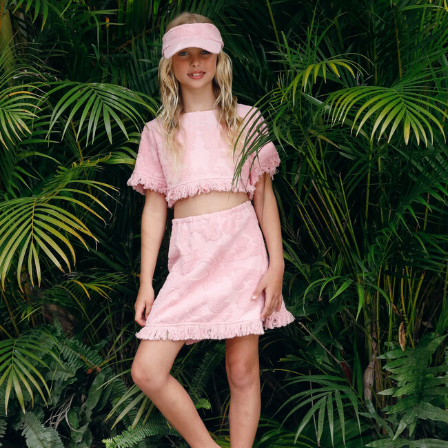 Beach Terry Tee, Pink - T-Shirts - 3