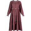 Women's Lucy Dress, Vintage Wine - Dresses - 1 - thumbnail