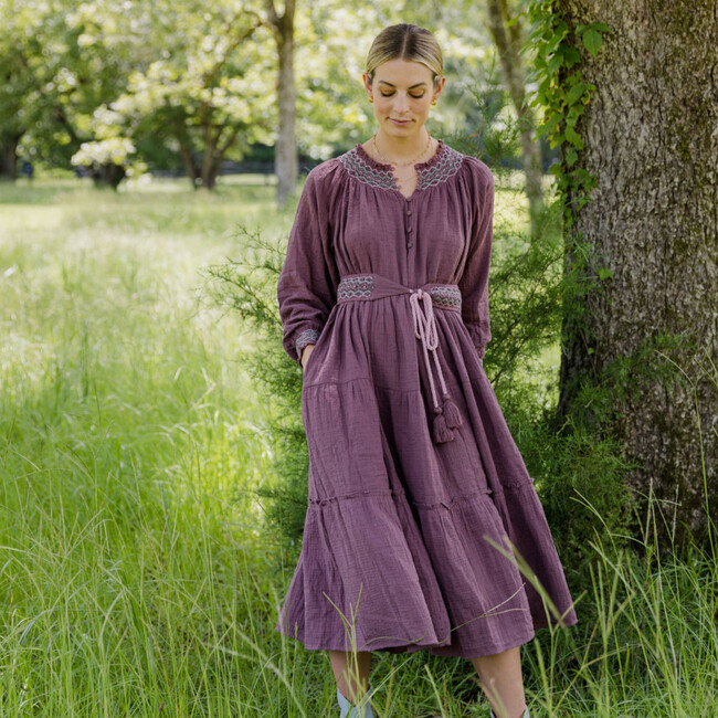 Women's Lucy Dress, Vintage Wine