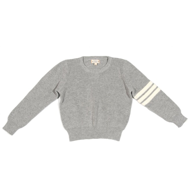 Aston Sweater, Heather Grey - Sweaters - 1