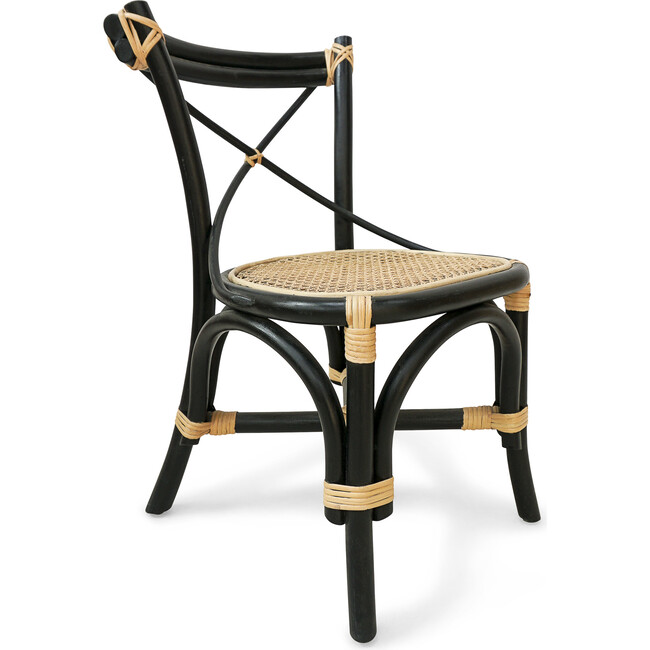 Poppie Farm Chair, Black (Pack of 2)