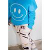 Say Cheese Splash Knit Sweater, Blue - Sweaters - 2