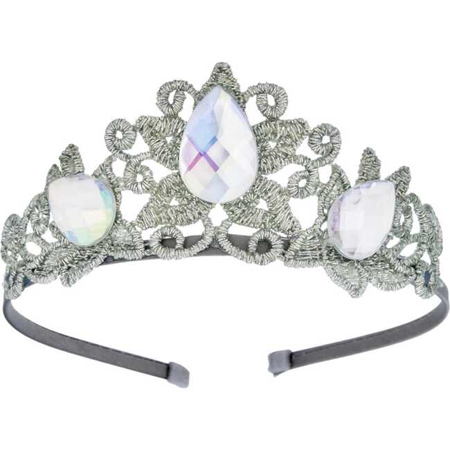 Deluxe Princess Crown & Wand Set, Silver - Costume Accessories - 6