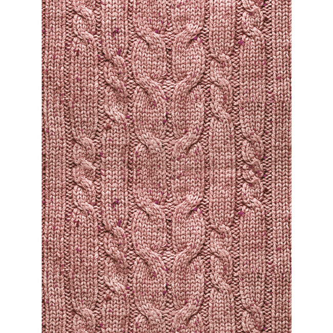 Cable Knit Wallpaper, Mauve