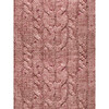 Cable Knit Wallpaper, Mauve - Wallpaper - 1 - thumbnail