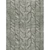 Cable Knit Wallpaper, Heather Grey, Removable - Wallpaper - 1 - thumbnail