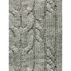 Cable Knit Wallpaper, Heather Grey, Removable - Wallpaper - 3