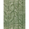 Cable Knit Wallpaper, Hunter Green, Removable - Wallpaper - 3