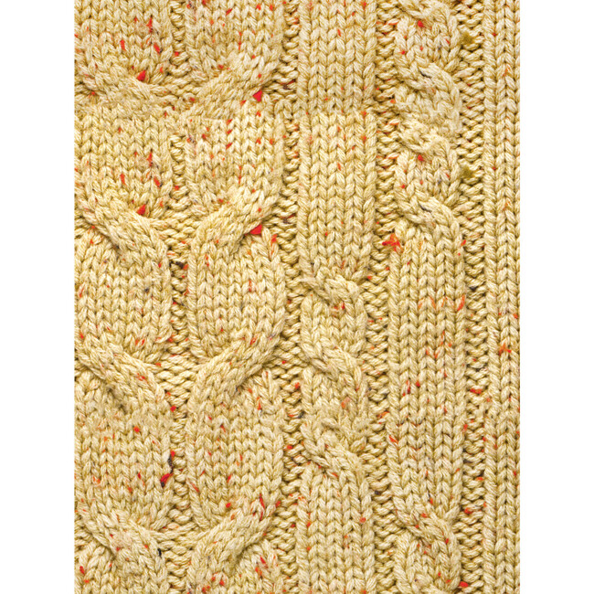 Cable Knit Wallpaper, Flax - Wallpaper - 3