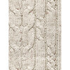 Cable Knit Wallpaper, Cream - Wallpaper - 3
