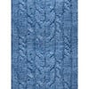 Cable Knit Wallpaper, Blue, Removable - Wallpaper - 1 - thumbnail