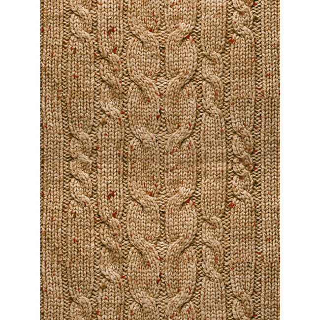 Cable Knit Wallpaper, Brown