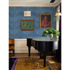 Cable Knit Wallpaper, Blue, Removable - Wallpaper - 2