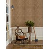 Cable Knit Wallpaper, Brown, Removable - Wallpaper - 2