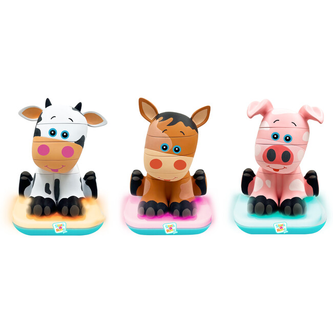 Stack-a-Roos Cow, Multicolors - Stackers - 2