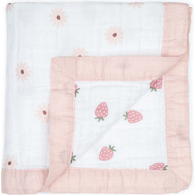 Quilt, Daisies & Strawberries - Blankets - 1