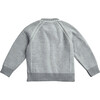 Egg New York x Archer's Bow Cashmere Cotton Stripe Raglan Crew, Grey - Sweaters - 2