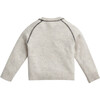 Egg New York x Archer's Bow Cashmere Textured Sweatshirt, Grey - Sweaters - 2
