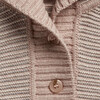 Egg New York x Archer's Bow Cotton Cashmere Links Cardigan, Pink - Sweaters - 3