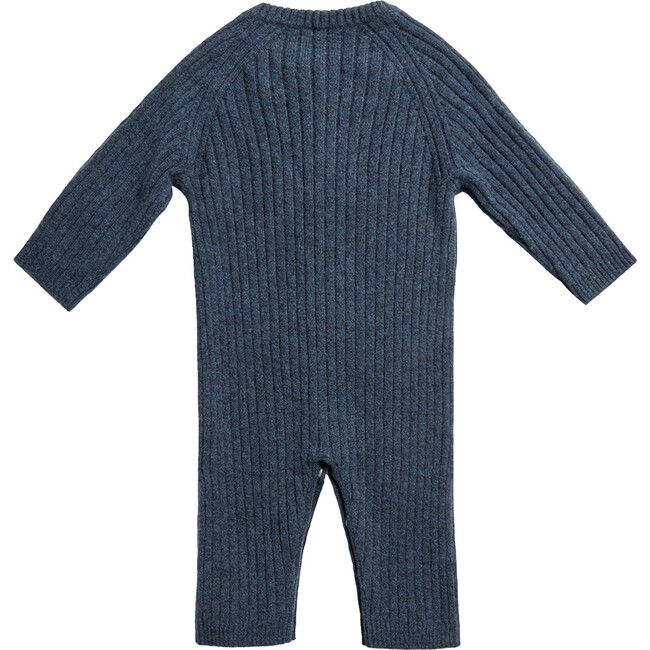 Egg New York x Archer's Bow Cashmere Ribbed Onesie, Navy - Onesies - 2