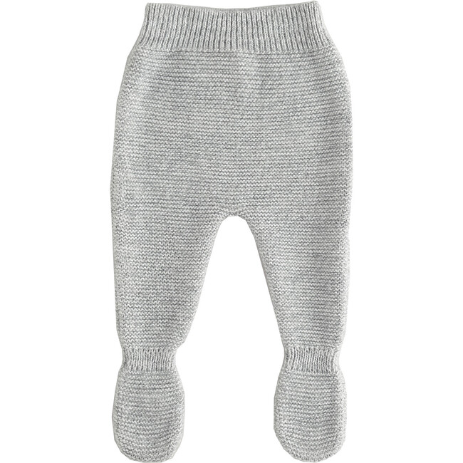 Knit Footed Leggings, Grey