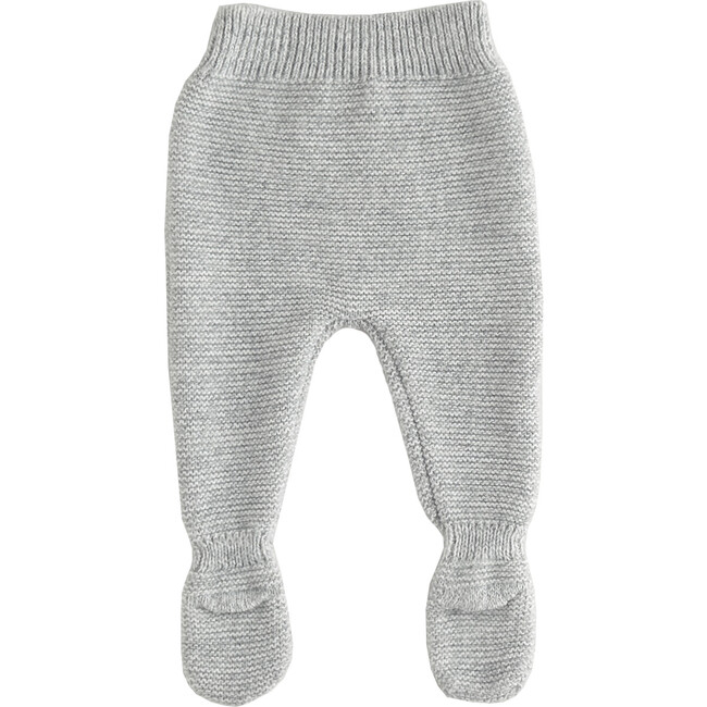 Knit Footed Leggings, Grey