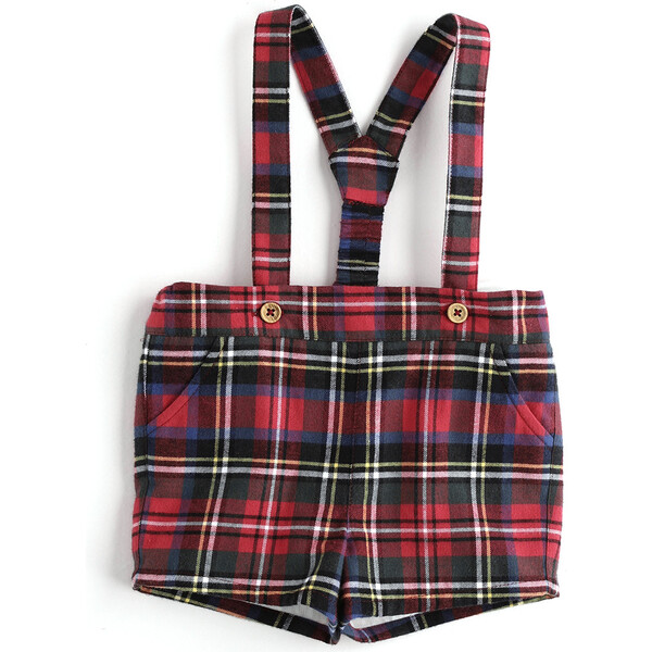 Classic Tartan Baby Bloomers, Red Nanos Pants
