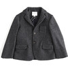 Blazer, Charcoal Grey - Blazers - 1 - thumbnail