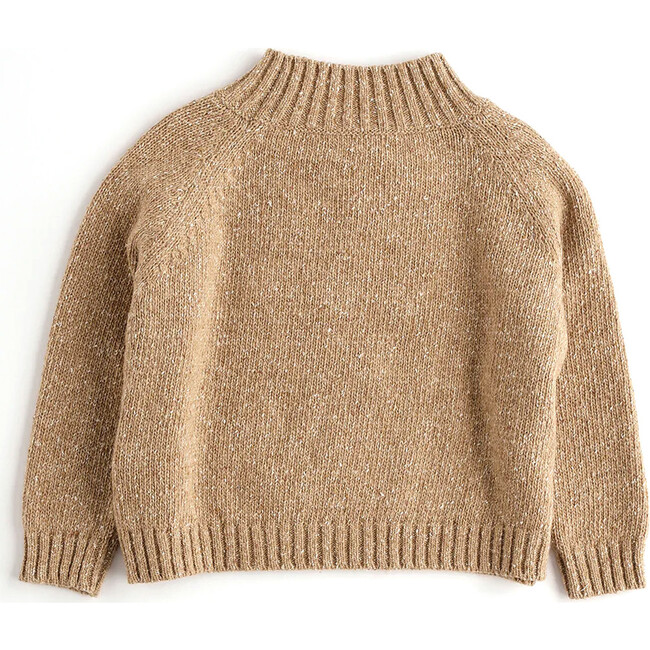 Eiffel Tower Knit Sweater, Beige - Sweaters - 3