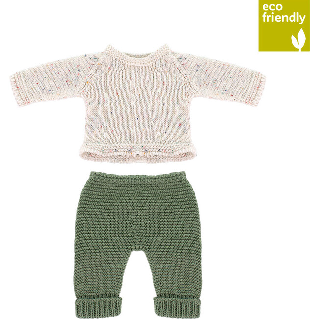 Knitted Doll Outfit 12⅝" - Sweater&Trousers
