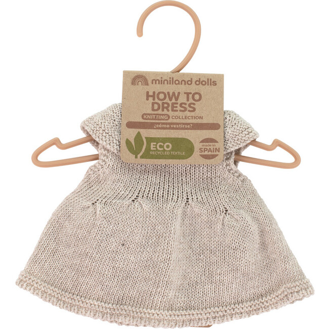 Knitted Doll Outfit 12⅝" - Dress&headband - Dolls - 2