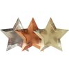 Metallic Star Shaped Paper Party Plates, Set of 8 - Tableware - 1 - thumbnail