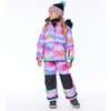 Two Piece Snowsuit, Iridescent Rainbow Print - Snowsuits - 2