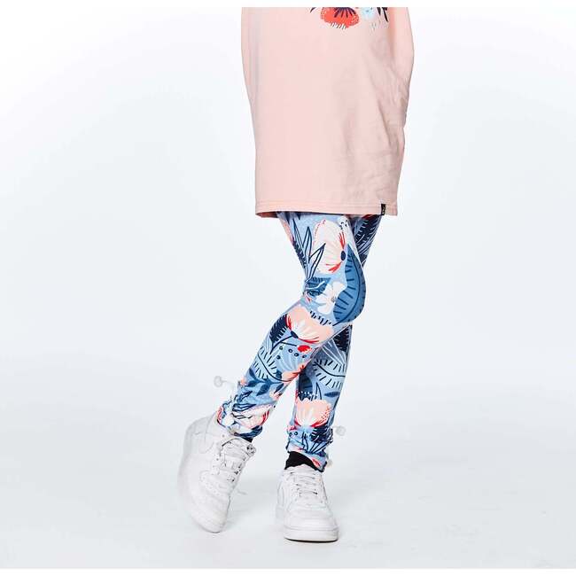 Pompom Legging, Printed Weasels - Leggings - 2