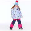Two Piece Snowsuit, Skiers Print - Snowsuits - 2 - thumbnail