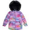 Two Piece Snowsuit, Iridescent Rainbow Print - Snowsuits - 4