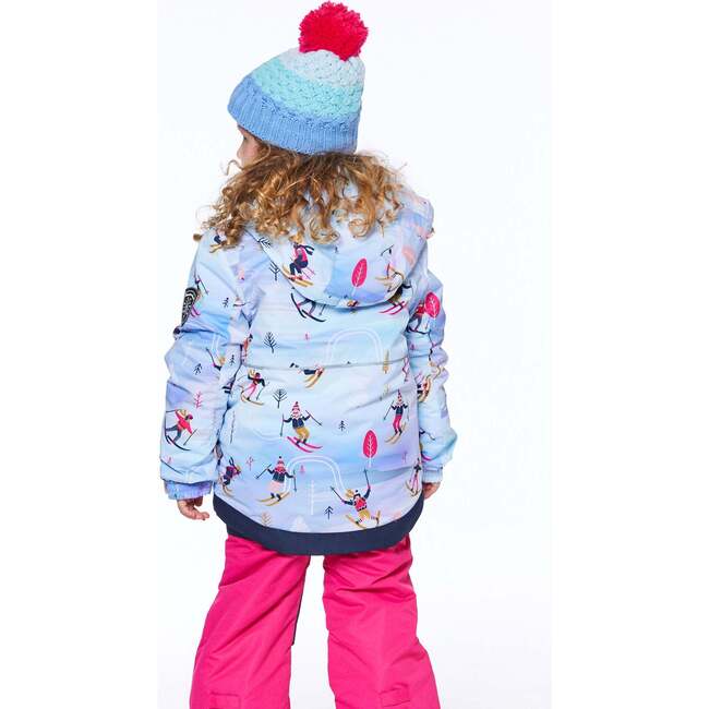 Two Piece Snowsuit, Skiers Print - Snowsuits - 3