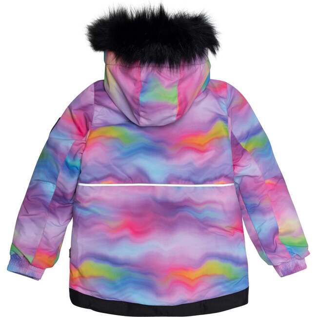 Two Piece Snowsuit, Iridescent Rainbow Print - Snowsuits - 5