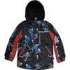 Two Piece Snowsuit Printed Hockey Players, Black And Red - Snowsuits - 4