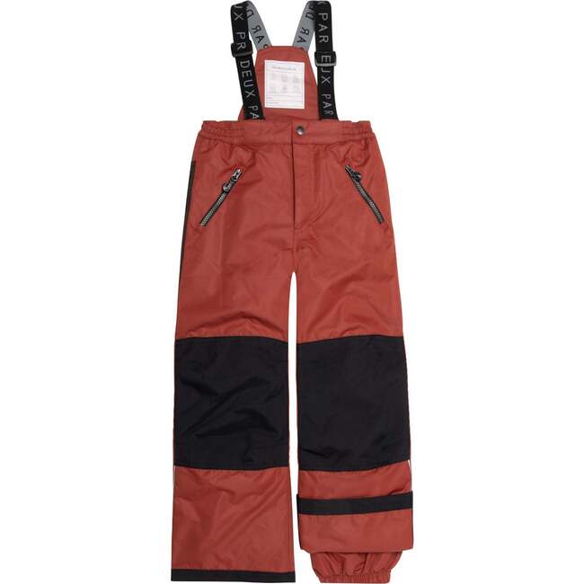 Two Piece Snowsuit Printed Hockey Players, Black And Red - Snowsuits - 7