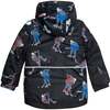 Two Piece Snowsuit Printed Hockey Players, Black - Snowsuits - 6